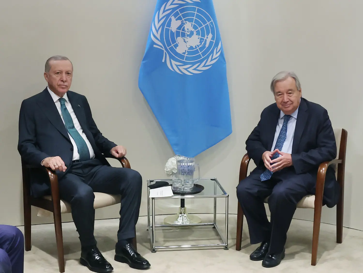 Erdoğan, Birleşmiş Milletler Genel Sekreteri Guterres İle Görüştü